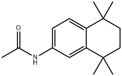 N-(5,5,8,8-Tetramethyl-5,6,7,8-tetrahydronaphthalen-2-yl)acetamide (Tamibarotene) 구조식 이미지