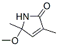 5-Methoxy-3,5-dimethyl-1,5-dihydro-2H-pyrrol-2-one Structure