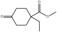 Methyl 1-ethyl-4-oxocyclohexanecarboxylate 구조식 이미지