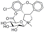 (3aR-trans)-5-Chloro-2,3,3a,12b-tetrahydro-2-Methyl-1H-dibenz[2,3:6,7]oxepino[4,5-c]pyrrole-13C,d3 β-D-Glucopyranosiduronic Acid 구조식 이미지