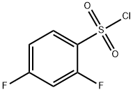 2,4-DIFLUOROBENZENESULFONYL CHLORIDE 구조식 이미지