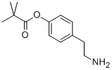 4-(2-AMINOETHYL)PHENYL PIVALATE 구조식 이미지