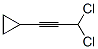 시클로프로판,(3,3-디클로로-1-프로피닐)-(9CI) 구조식 이미지