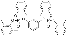 Phosphoric acid 1,3-phenylene tetrakis(2,6-dimethylphenyl) ester Structure
