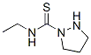 1-Pyrazolidinecarbothioamide,  N-ethyl- Structure