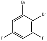 1,2-DIBROMO-3,5-DIFLUOROBENZENE 구조식 이미지