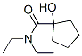 Cyclopentanecarboxamide, N,N-diethyl-1-hydroxy- (8CI) Structure