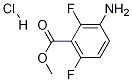 Methyl 3-aMino-2,6-difluorobenzoate hydrochloride Structure