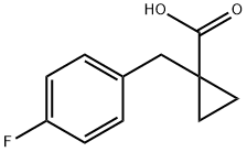 1-(4-FLUOROBENZYL)CYCLOPROPANECARBOXYLIC ACID Structure