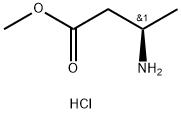 Butanoic acid, 3-aMino-, Methyl ester, hydrochloride, (R)- 구조식 이미지