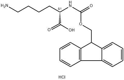 Nalpha-Fmoc-L-lysine hydrochloride Structure