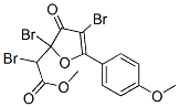 methyl 2-bromo-2-[2,4-dibromo-5-(4-methoxyphenyl)-3-oxo-2-furyl]acetat e Structure