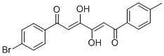(Z,Z)-1-(4-Bromophenyl)-3,4-dihydroxy-6-(4-methylphenyl)-2,4-hexadiene -1,6-dione Structure