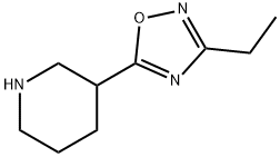 3-(3-ETHYL-1,2,4-OXADIAZOL-5-YL)PIPERIDINE Structure