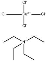 bis(tetraethylammonium) tetrachlorocuprate(II) Structure