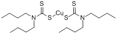 bis(dibutyldithiocarbamato-S,S')copper Structure