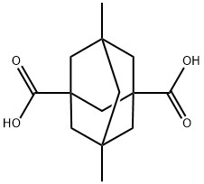 5,7-디메틸아다만탄-1,3-디카르복실산 구조식 이미지