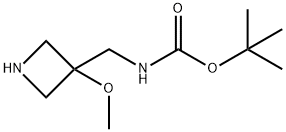 3-(Boc-aminomethyl)-3-methoxyazetidine Structure