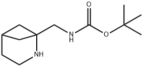 1-(Boc-aminomethyl)-2-azabicyclo[3.1.1]heptane 구조식 이미지