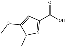 1H-Pyrazole-3-carboxylicacid,5-methoxy-1-methyl-(9CI) 구조식 이미지