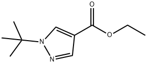 этил 1-трет-бутил-1H-пиразол-4-карбоксилат структурированное изображение