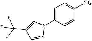 4-(4-(trifluoromethyl)-1H-pyrazol-1-yl)aniline Structure