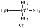 Tetraammineplatinum(II) chloride hydrate 구조식 이미지