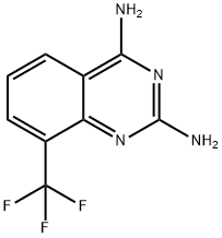 8-Trifluoromethyl-quinazoline-2,4-d
iamine Structure