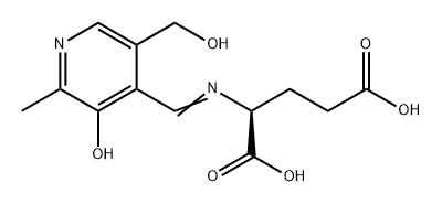 PYRIDOXYLIDENE-L-GLUTAMIC ACID DIPOTASSIUM SALT 구조식 이미지