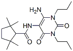 Cyclopentanecarboxamide,  N-(6-amino-1,2,3,4-tetrahydro-2,4-dioxo-1,3-dipropyl-5-pyrimidinyl)-2,2,5,5-tetramethyl- Structure