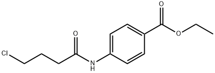 ethyl 4-[(4-chlorobutanoyl)amino]benzoate Structure