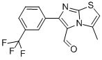 3-METHYL-6-[3-(TRIFLUOROMETHYL)PHENYL]IMIDAZO[2,1-B]THIAZOLE-5-CARBOXALDEHYDE Structure