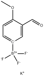 Potassium 3-formyl-4-methoxyphenyltrifluoroborate 구조식 이미지