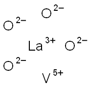 lanthanum vanadium tetraoxide  Structure