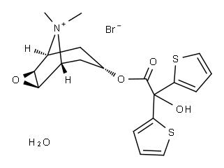 Tiotropium bromide hydrate Structure