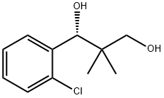 (1R)-1-(2-chlorophenyl)-2,2-dimethylpropane-1,3-diol Structure