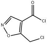 4-Isoxazolecarbonyl chloride, 5-(chloromethyl)- (9CI) Structure