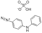 4-페닐라미노벤젠다이아조늄황산수소 구조식 이미지