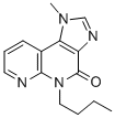 1,5-Dihydro-5-butyl-1-methyl-4H-imidazo(4,5-c)(1,8)naphthyridin-4-one 구조식 이미지