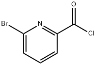 6-bromopicolinic acid chloride 구조식 이미지