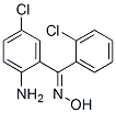 2-amino-2',5-dichlorobenzophenone oxime Structure