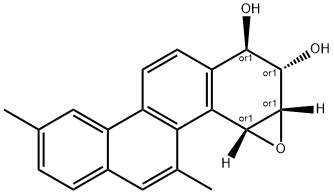 1,2-dihydro-5,9-dimethyl-3,4-epoxy-1,2,3,4-tetrahydrochrysene Structure