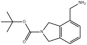 tert-butyl 4-(aminomethyl)isoindoline-2-carboxylate 구조식 이미지