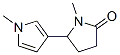 1-Methyl-5-(1-methyl-1H-pyrrol-3-yl)pyrrolidin-2-one Structure