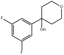 4-(3,5-디플루오로페닐)-TETRAHYDRO-2H-PYRAN-4-OL 구조식 이미지