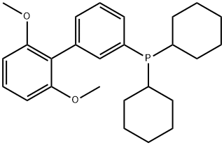 Phosphine, dicyclohexyl(2',6'-dimethoxy[1,1'-biphenyl]-3-yl)- Structure