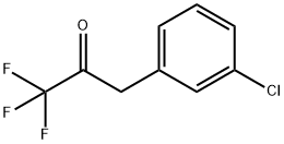 3-(3-CHLOROPHENYL)-1,1,1-TRIFLUORO-2-PROPANONE Structure