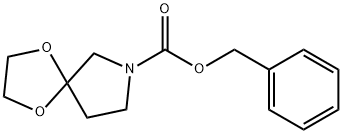 1,4-DIOXA-7-AZA-SPIRO[4.4]NONANE-7-CARBOXYLICACID벤질에스테르 구조식 이미지