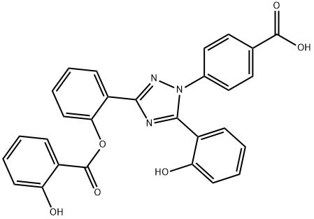 Deferasirox Salicyloyl Ester 구조식 이미지