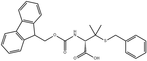 FMOC-D-PEN(BZL)-OH Structure